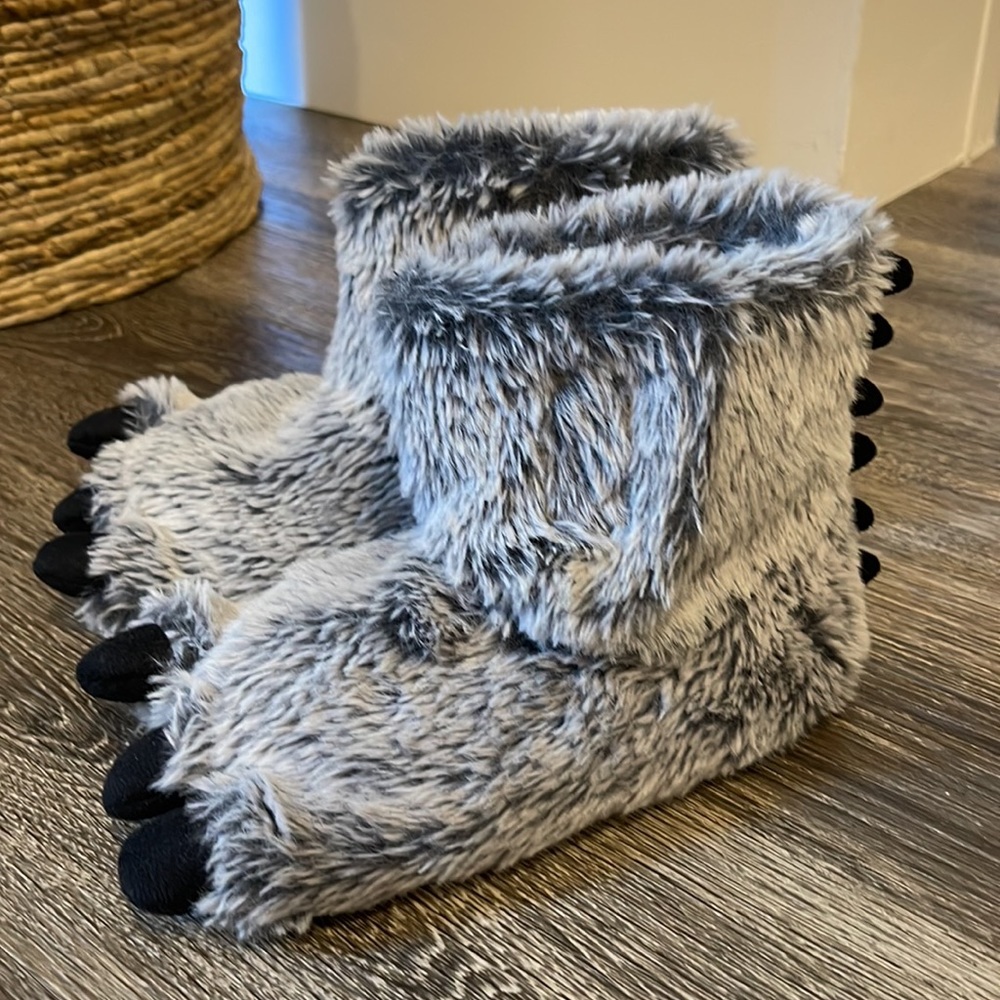 TODDLER DINO SLIPPERS